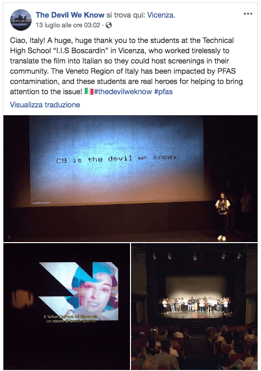 rocofillms schermata fb